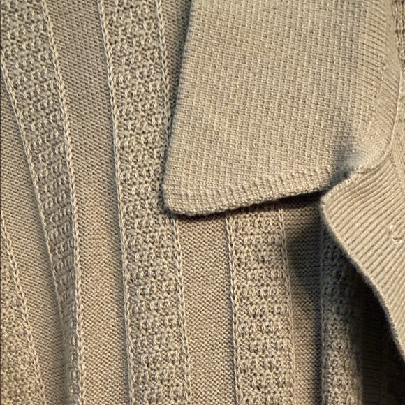 Madewell Taupe Ribbed Knit Polo - Picture 3 of 3